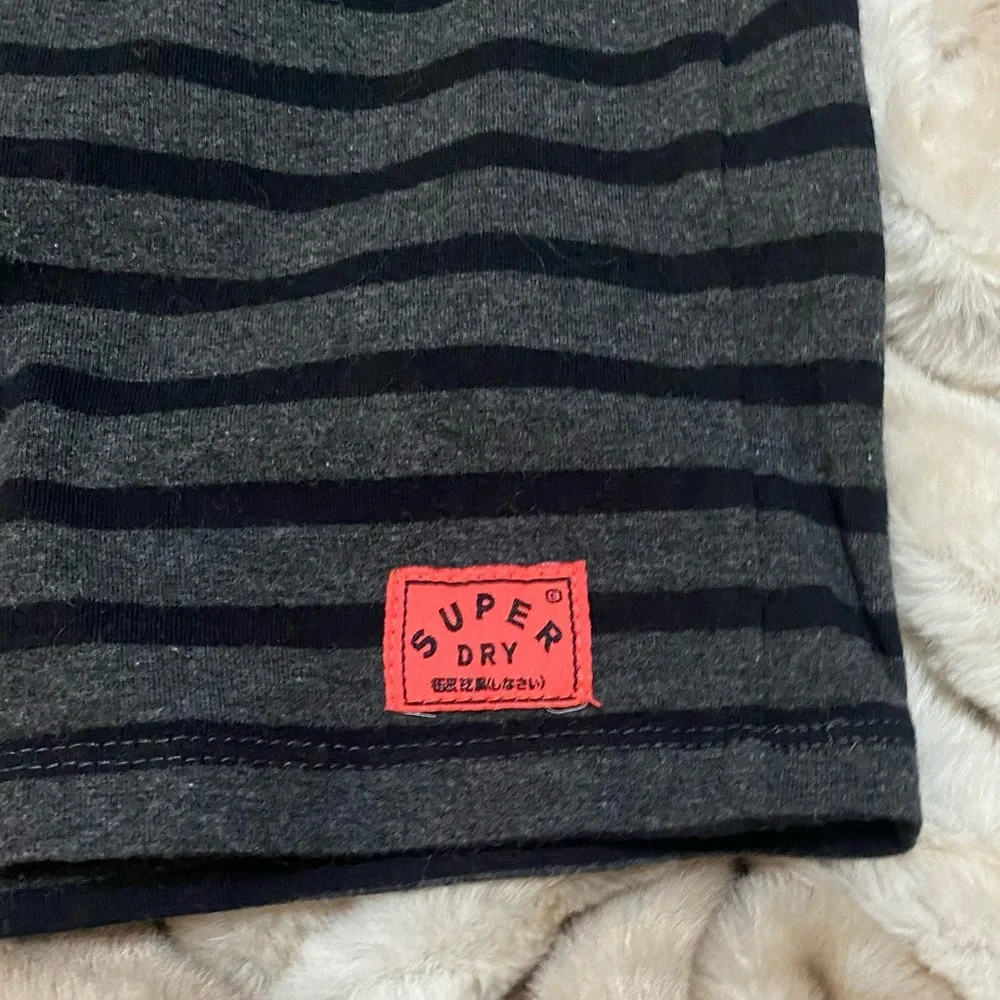 SUPERDRY long sleeve striped mini dress - Picture 9 of 9